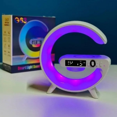 Picture of G63 Atmosphere RGB Light Bluetooth Speaker With Wireless Charging(original 1 year replacement warranty - Multicolor