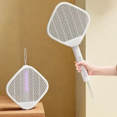 Picture of Xiaomi Qualitell V1 Foldable Mosquito Swatter And Electric Mosquito Bat - White