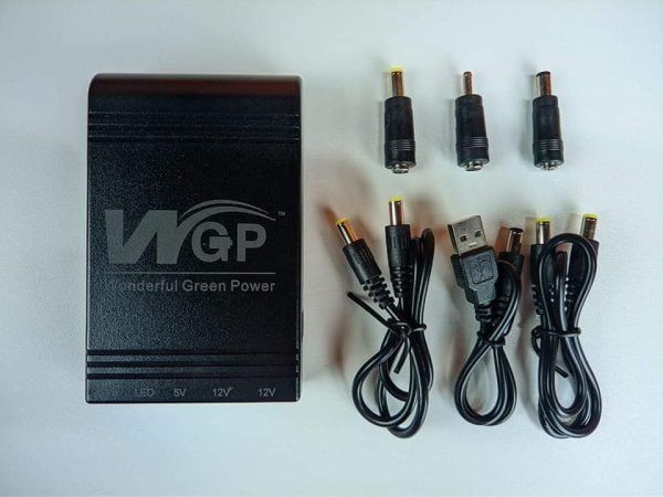 Picture of wgp Mini UPS 5/9/12V upgraded Original(10,400mAh) (2 years replacement warranty) - Black