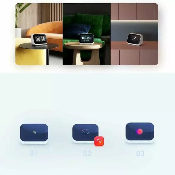 Picture of XIAOMI Xiao AI Touch Screen Smart Clock Speaker - White