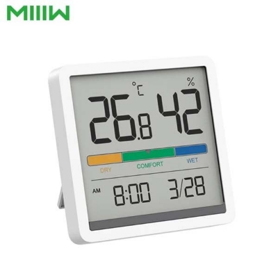 Picture of Miiiw Comfort temperature And Humidity Clock - White