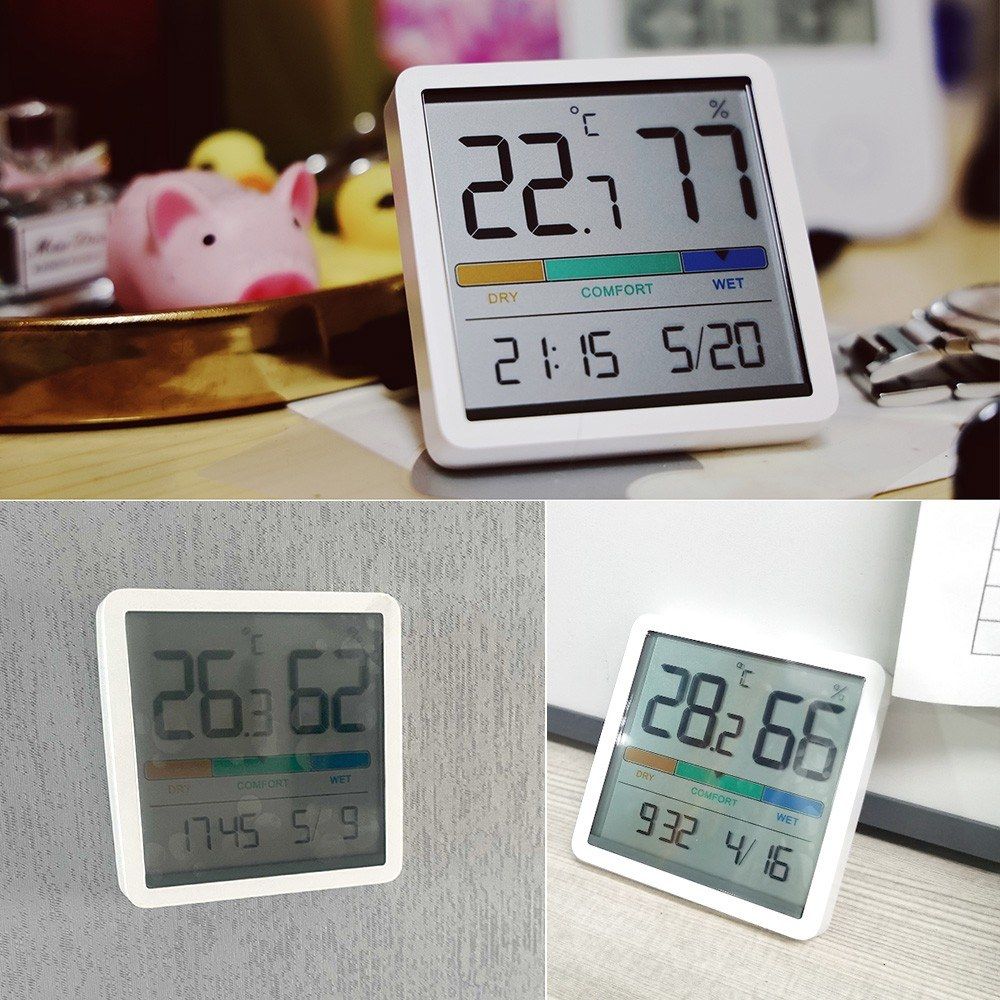 Picture of Miiiw Comfort temperature And Humidity Clock - White