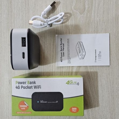 Picture of PW100 Power Bank 5G/4G Pocket router(Global version 1 year replacement warranty) - Black