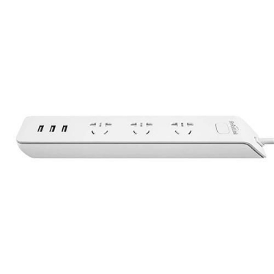 Picture of Broadlink MP2 WiFi Enabled Smart Power Strip With 3 USB Charging Port(2 years replacement warranty) - White