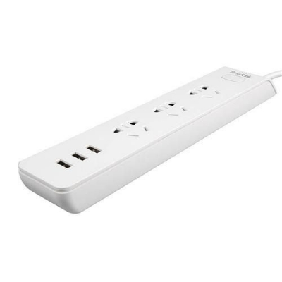 Picture of Broadlink MP2 WiFi Enabled Smart Power Strip With 3 USB Charging Port(2 years replacement warranty) - White