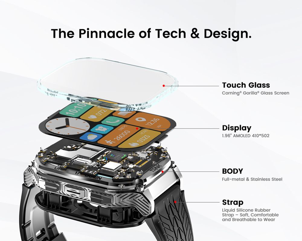 Picture of KOSPET TANK M3 Rugged Smart watch Global version(2 year replacement warranty)