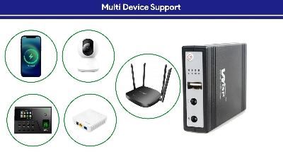 Picture of New Version wgp mini UPS 10400mAh – 5/9/12V – With 2 Year Warranty - Black