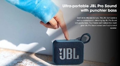 Picture of Jbl GO 4 Ultra Portable Waterproof Bluetooth Speaker - Black