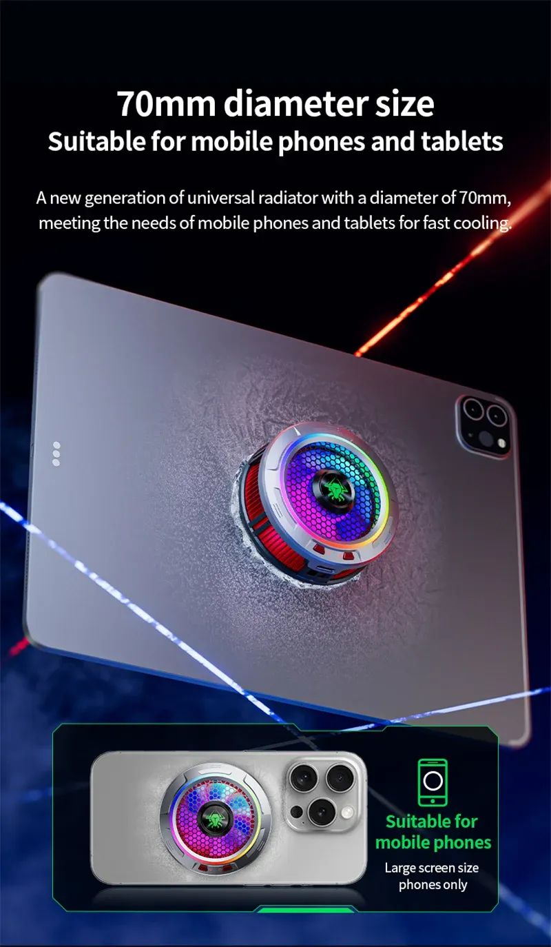 Picture of Plextone EX3 Pro 36W High Power Phone Cooler Radiator - Silver