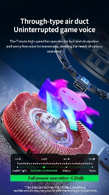 Picture of Plextone EX3 Pro 36W High Power Phone Cooler Radiator - Silver