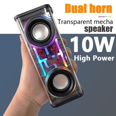 Picture of A88 10W Transparent Dual Bluetooth Speaker(Original 1 year replacement warranty) - Black