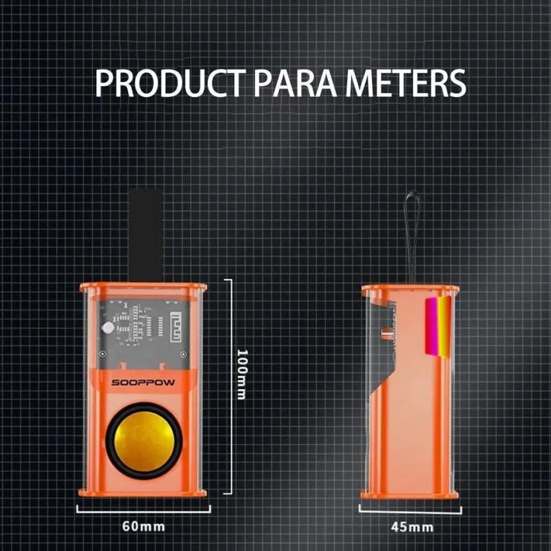 Picture of Sooppow 5W TWS Transparent Bluetooth rgb Speaker