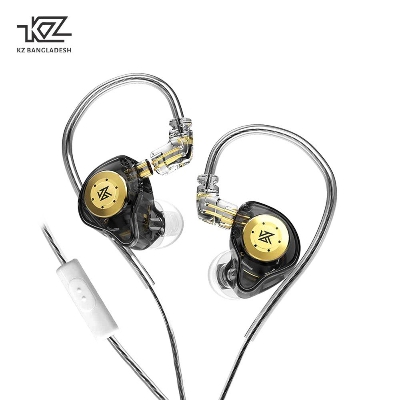Picture of KZ EDX Pro Dynamic HiFi Earphone With Mic(1 year replacement warranty) - Black