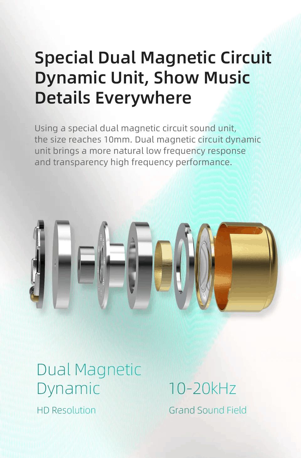 Picture of KZ EDX Pro Dynamic HiFi Earphone With Mic(1 year replacement warranty) - Black