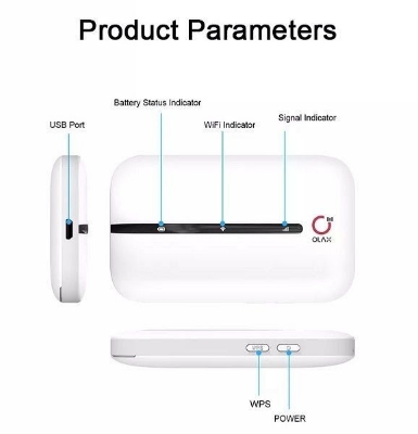 Picture of OLAX MT10 4G LTE Pocket Router(2 years replacement warranty)   - White