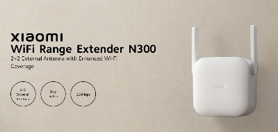 Picture of Xiaomi Mi WiFi Range Extender N300new updatednGlobal version(6 months replacement warranty) - White
