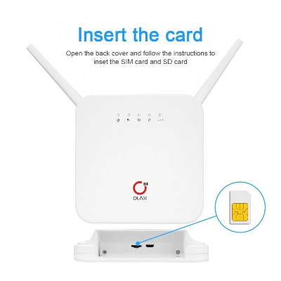 Picture of OLAX AX6 PRO 4G Mini CPE WiFi Router 4000mAh(3 years replacement warranty) - White