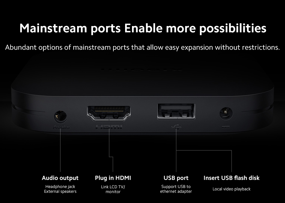 Picture of Xiaomi Box S (2nd Gen)- Google Box(1 year replacement warranty) - Black