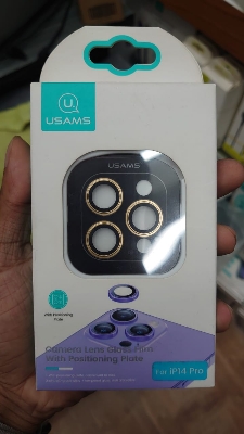 Picture of USAMS US-BH791 Camera Lens Alloy Ring Glass for iPhone
14Pro