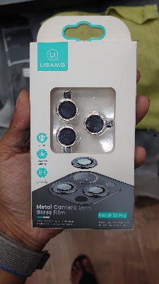 Picture of USAMS US-BH791 Camera Lens Alloy Ring Glass for iPhone 13Pro