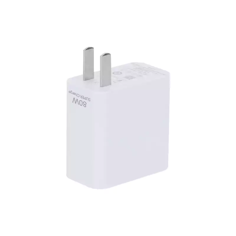Picture of OnePlus SUPERVOOC 80W Power Adapter with Type-A to Type-C Cable(1 year replacement warranty) - White
