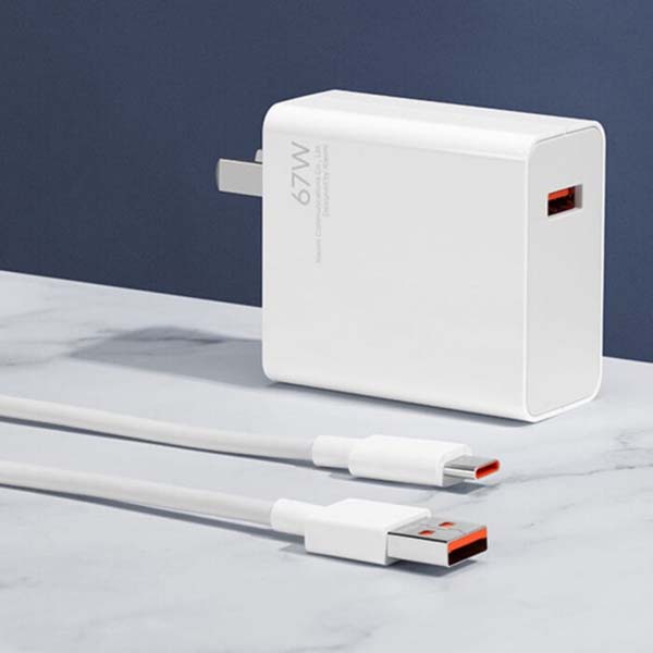 Picture of Xiaomi 67W GaN Charger with USB-C Cable(1 year replacement warranty) - White