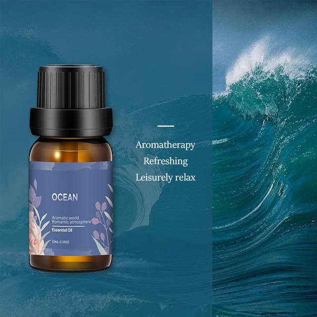 Picture of 6pcs Floral Fragrance Oil Set 10ml Essential Oil for Relaxation & Stress Relief - Multicolor