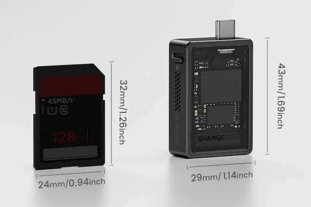 Picture of SHARGE Disk M.2 NVMe SSD Enclosure With Active Cooling Fan(18 months replacement warranty)