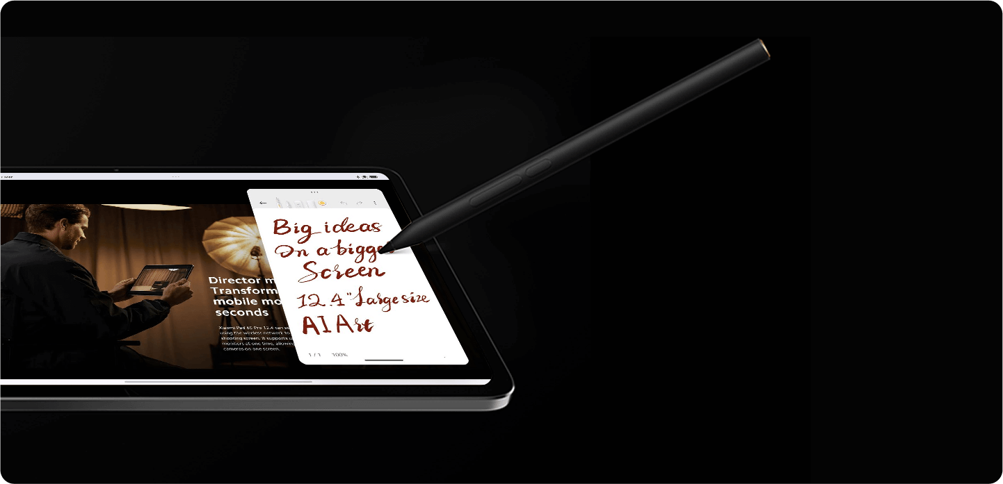 Picture of Xiaomi Focus Stylus Pen For Xiaomi Mi Pad 6 Pro/6 Max (1 year replacement warranty) - Black