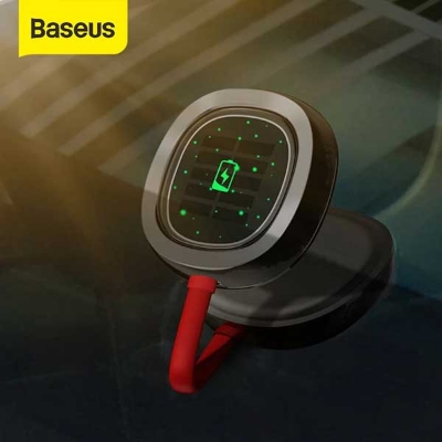 Picture of Baseus In-car Solar Reading Lamp High Quality(1 year replacement warranty) - Black