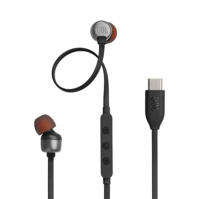 Picture of Jbl Tune 310C Type C Hi-Res Earphone with Mic - original(1 year replacement warranty) - Black