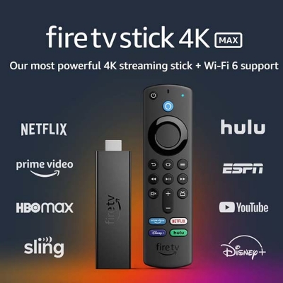 Picture of Amazon Fire TV Stick 4K Max (International version) - Black