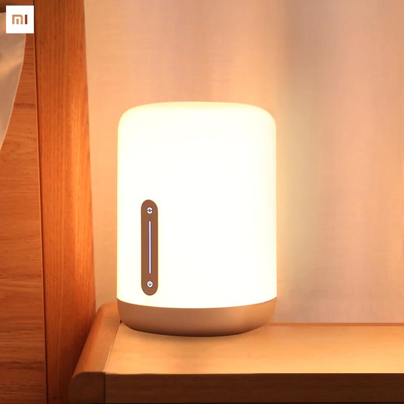 Picture of Xiaomi Mi Smart Bedside Lamp 2 Smart LED Night Light Works With Alexa(3 year replacement warranty) - White