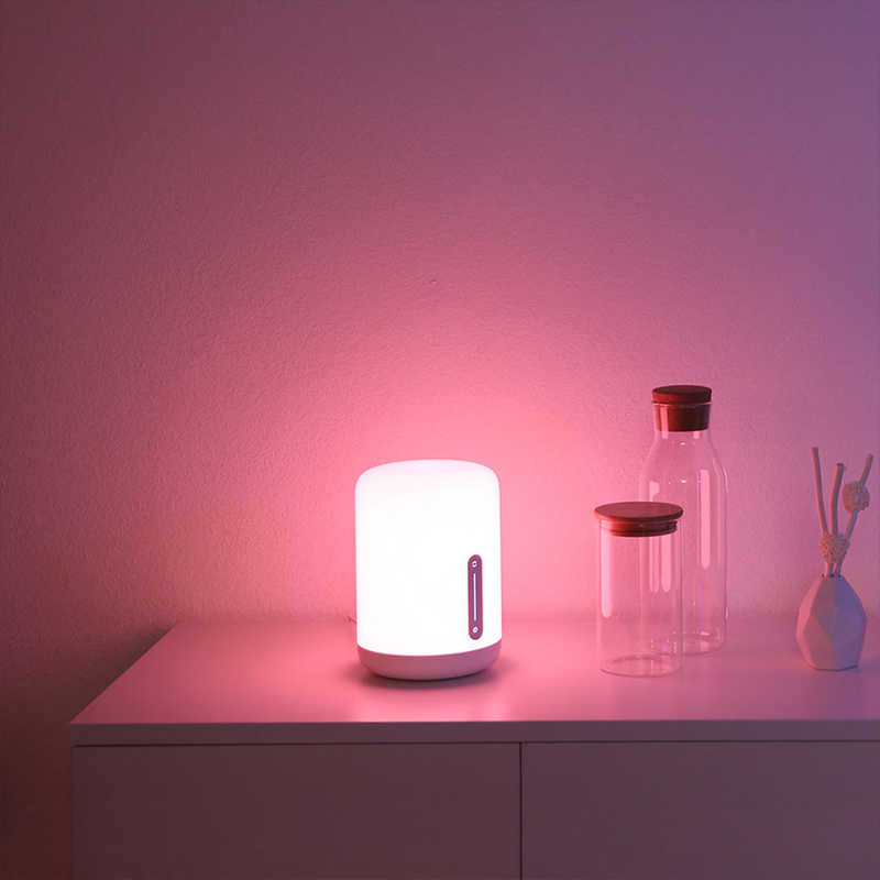 Picture of Xiaomi Mi Smart Bedside Lamp 2 Smart LED Night Light Works With Alexa(3 year replacement warranty) - White
