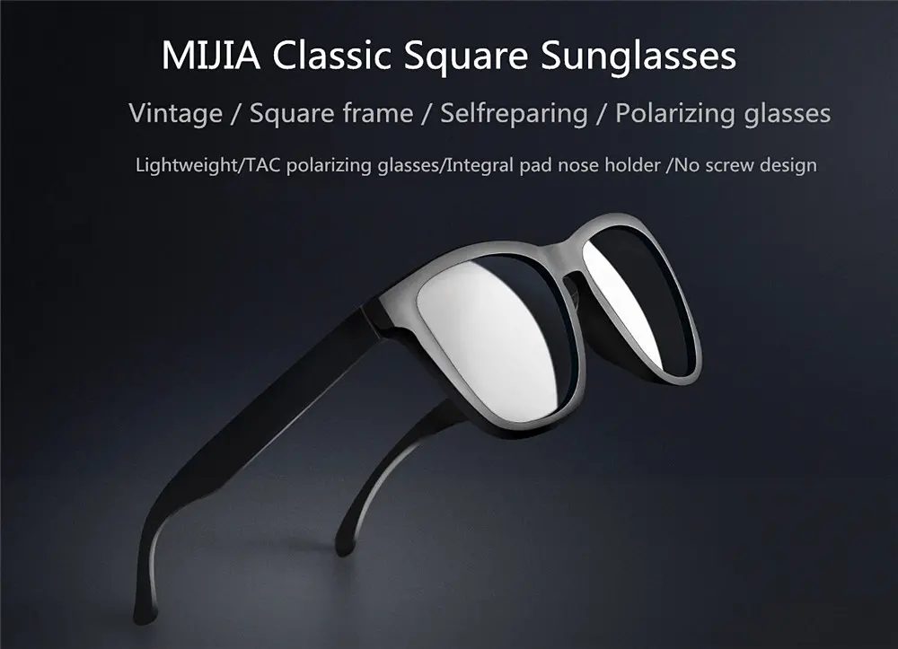 Picture of Xiaomi Mi Polarized Explorer Sunglasses (Grey) - Grey