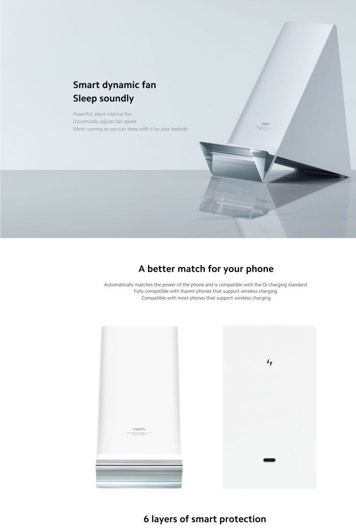 Picture of Mi 80W Wireless Charging Stand + 120W Fast Charger - White