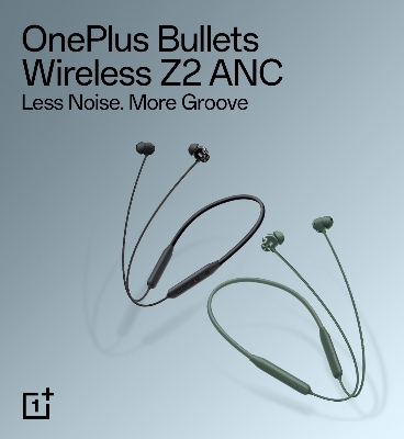 Picture of OnePlus Wireless Z2 ANC Neckband (45dB ANC)( 1 year relplacement warranty) - Black