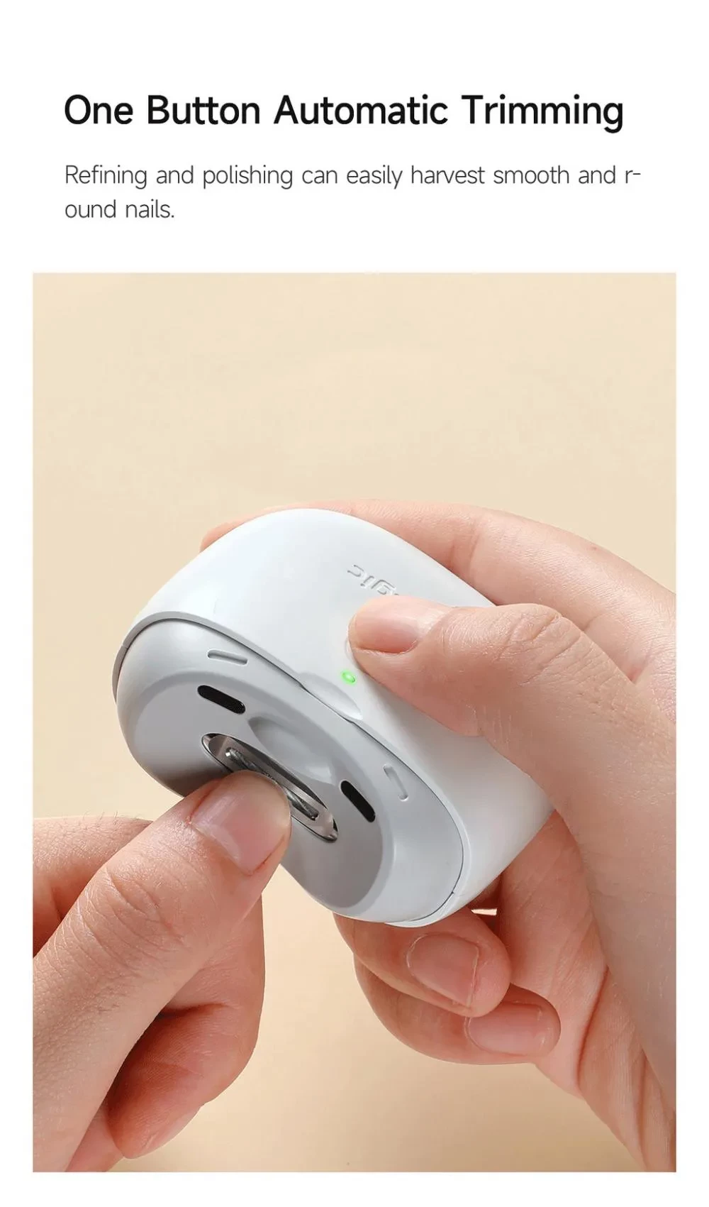 Picture of Xiaomi Seemagic Electric Automatic Nail Clipper Pro - White