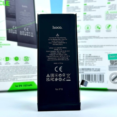 Picture of Hoco J112-ip8 Smart Li-Polymer 1821mAh Battery for iPhone 8 Price in Bangladesh ( orginal hoco) - Black