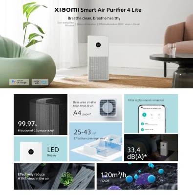 Picture of Xiaomi Smart Air Purifier 4 Lite - White