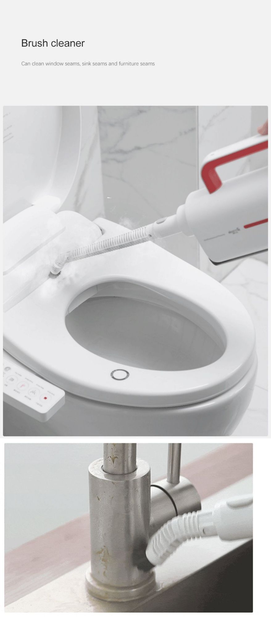 Picture of Xiaomi Deerma DEM-ZQ610 Multifunctional Handheld Steam Cleaner - White