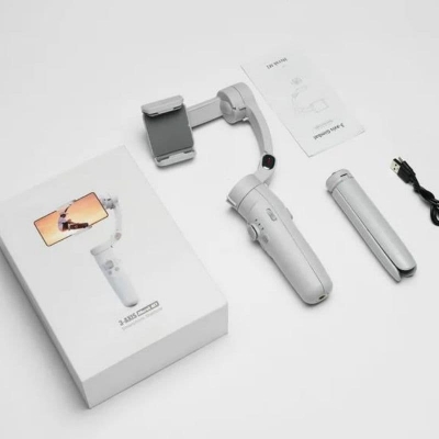 Picture of M1 Foldable 3-Axis Gimbal Stabilizer - White