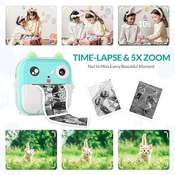 Picture of Instant Print Digital Kids Camera - White