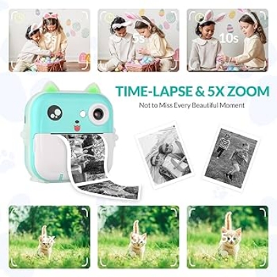 Picture of Instant Print Digital Kids Camera - White