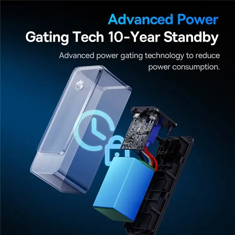 Picture of Baseus Super Energy Alpha Series Jump Starter 600A Portable Compact Car Emergency Start Power 6000mAh Battery - Black