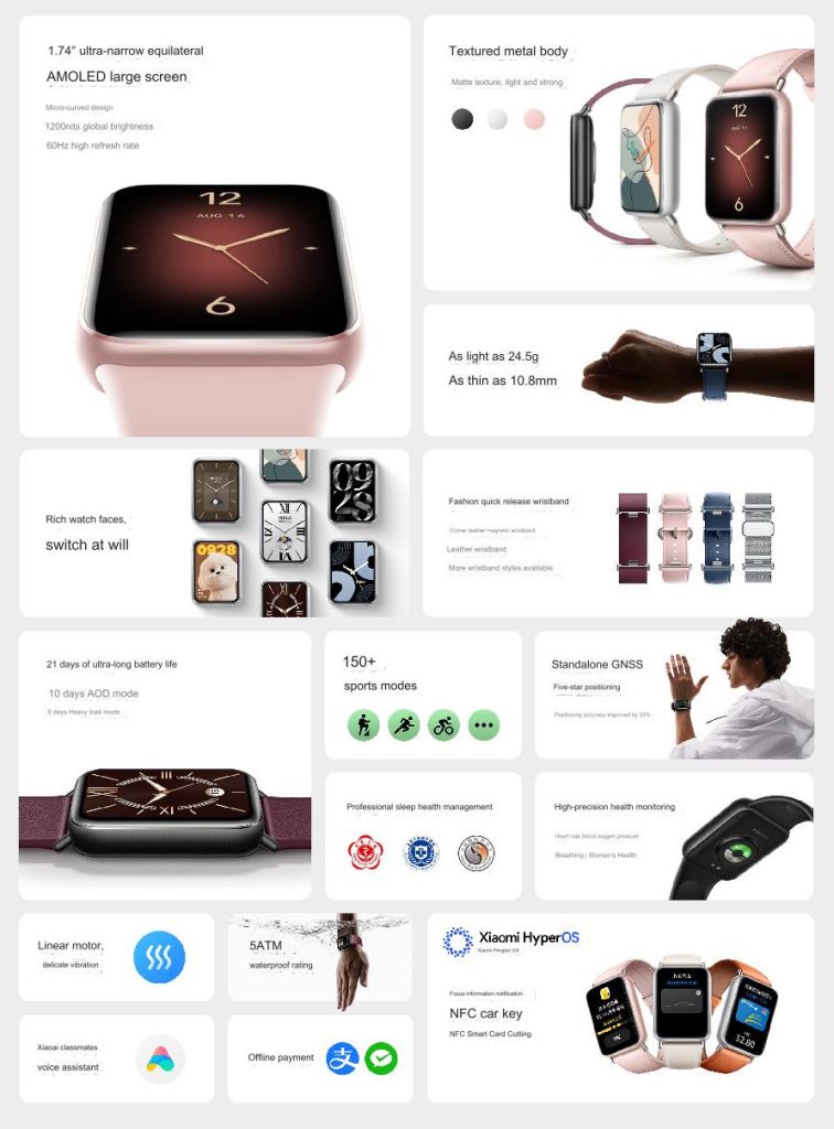 Picture of Xiaomi Smart Band 9 Pro( Global version) - Black