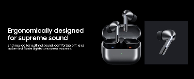 Picture of Samsung Galaxy Buds 3 Pro AI Adaptive ANC Wireless Earbuds - Black