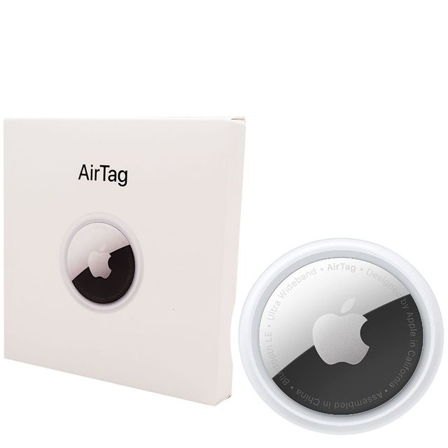 Picture of Apple AirTag Anti Lost Alarm Theft Device (4 Pack) - White
