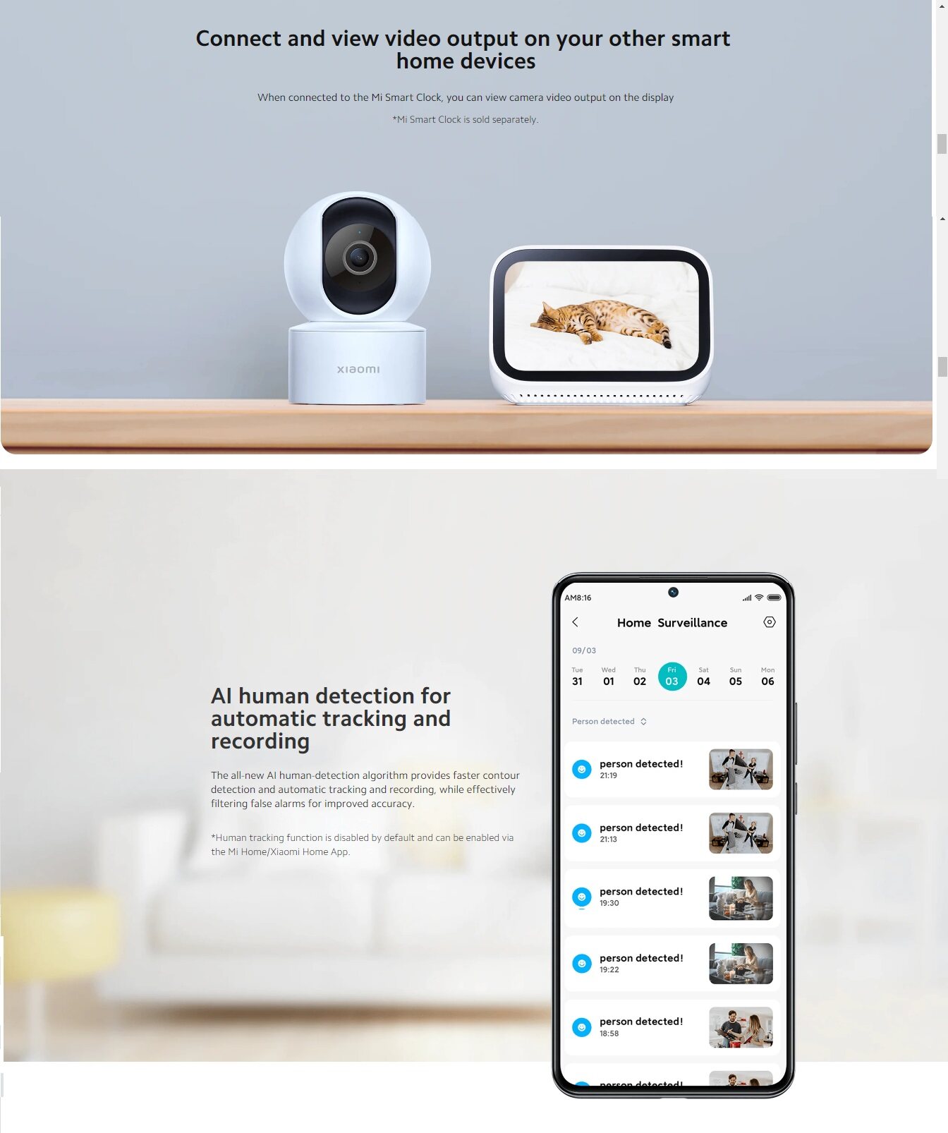 Picture of Xiaomi Mi C200 360° 1080P Home Security Smart Camera - White