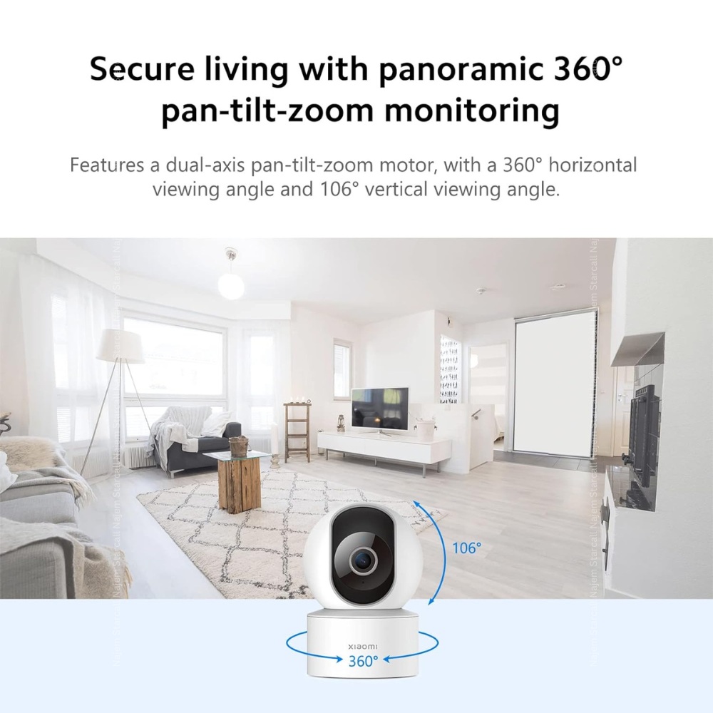 Picture of Xiaomi Mi C200 360° 1080P Home Security Smart Camera - White